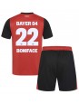 Bayer Leverkusen Victor Boniface #22 Domácí dres pro děti 2024-25 Krátký Rukáv (+ trenýrky)